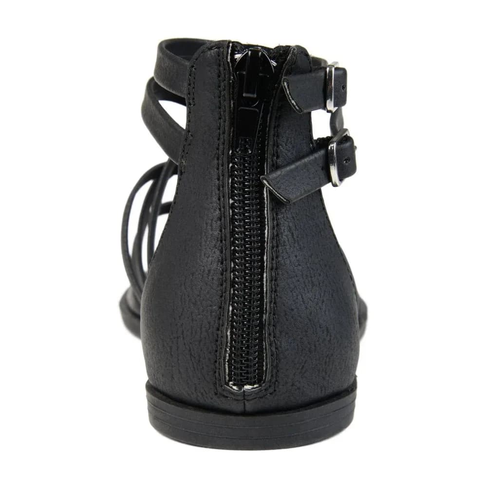 ZAILIE GLADIATOR SANDALS IN VEGAN LEATHER
