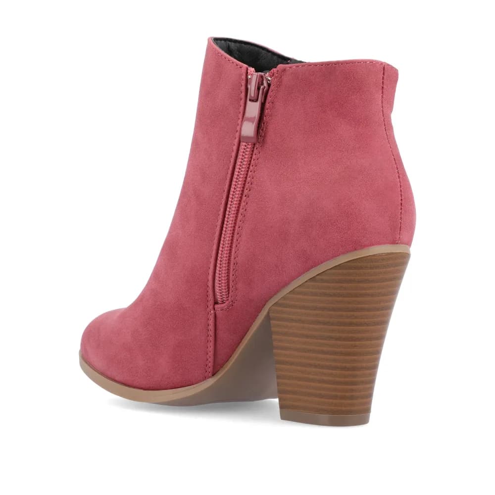 VALLY ZIP-UP WESTERN BOOTIES IN VEGAN LEATHER