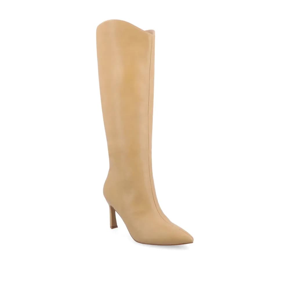 REHELA KNEE HIGH BOOTS IN VEGAN LEATHER