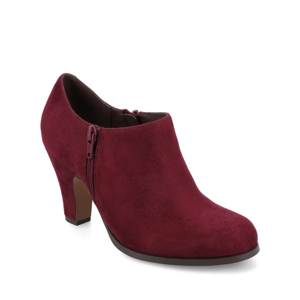 SANZI ZIP-UP BOOTIES IN WIDE
