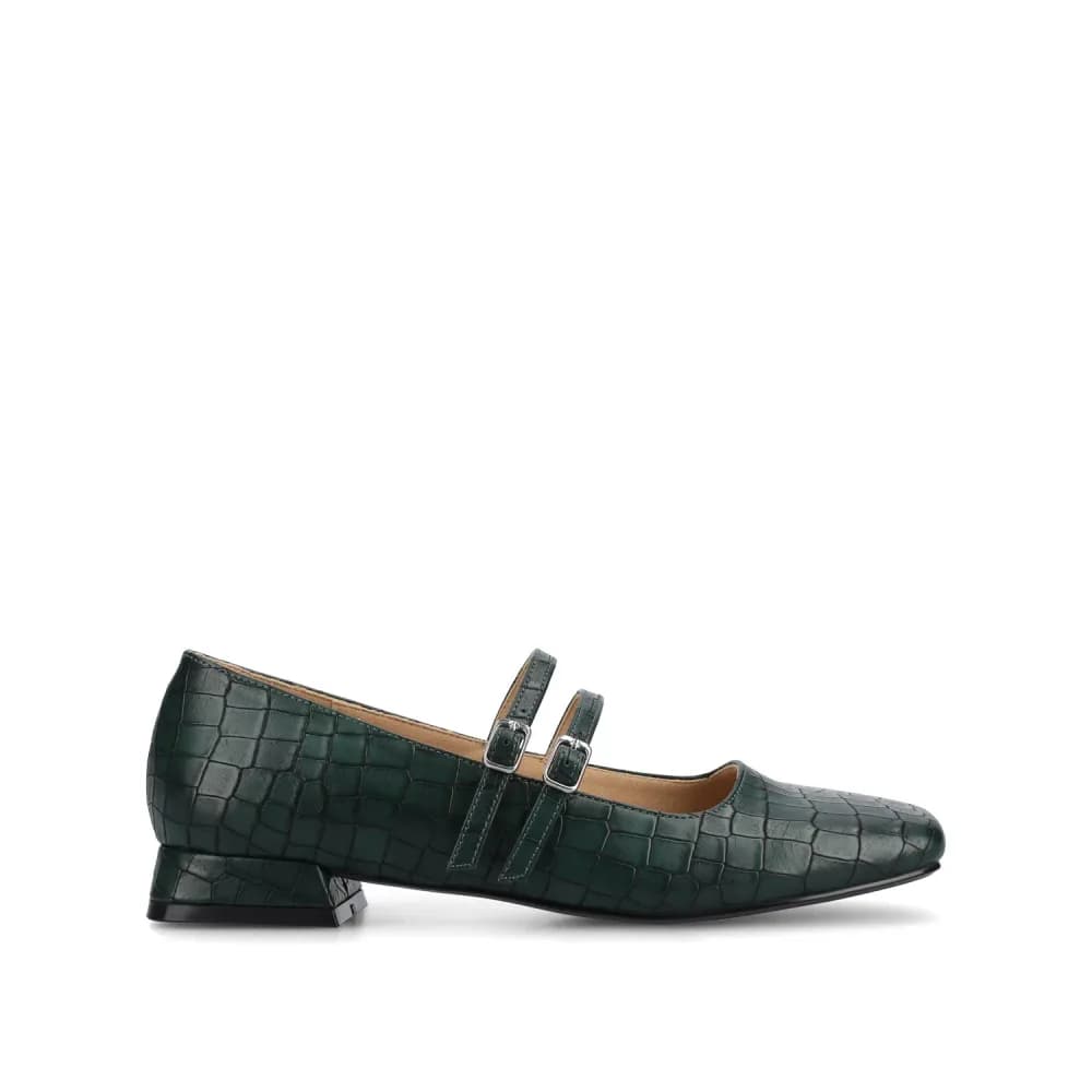 GREDAH MARY JANE FLATS IN VEGAN LEATHER