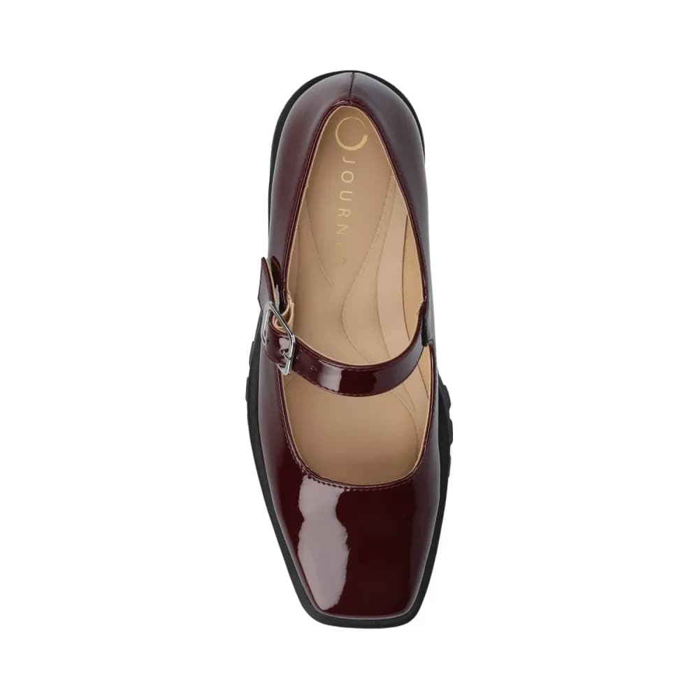 GLADYS MARY JANE HEELS IN VEGAN LEATHER
