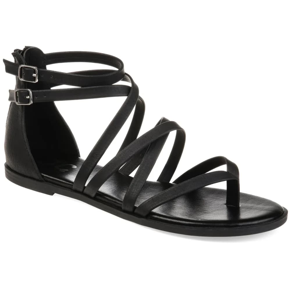 ZAILIE GLADIATOR SANDALS IN VEGAN LEATHER