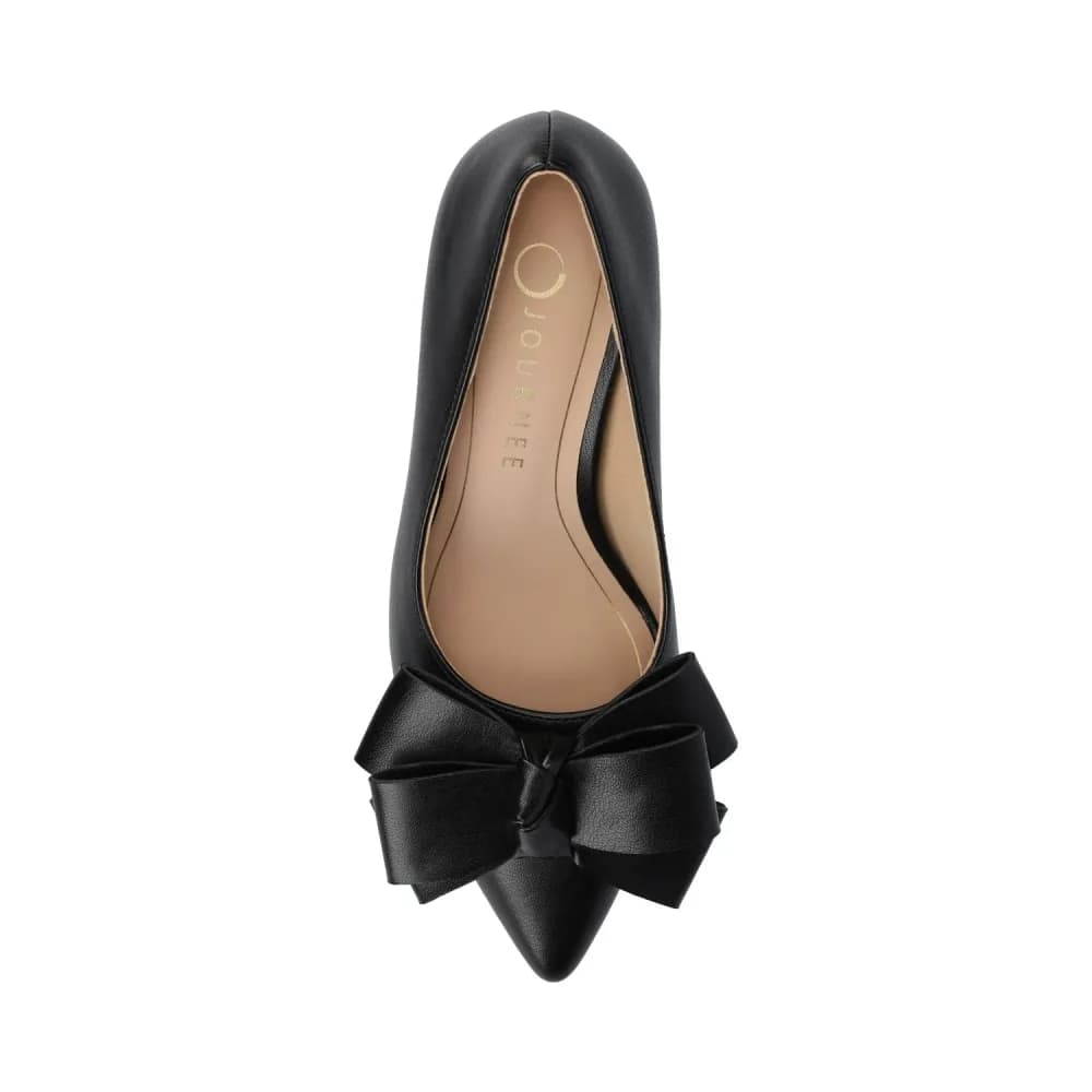 CRYSTOL STILETTO PUMP HEELS IN VEGAN LEATHER