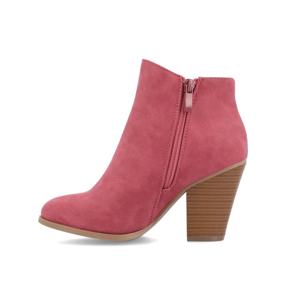 VALLY ZIP-UP WESTERN BOOTIES IN VEGAN LEATHER