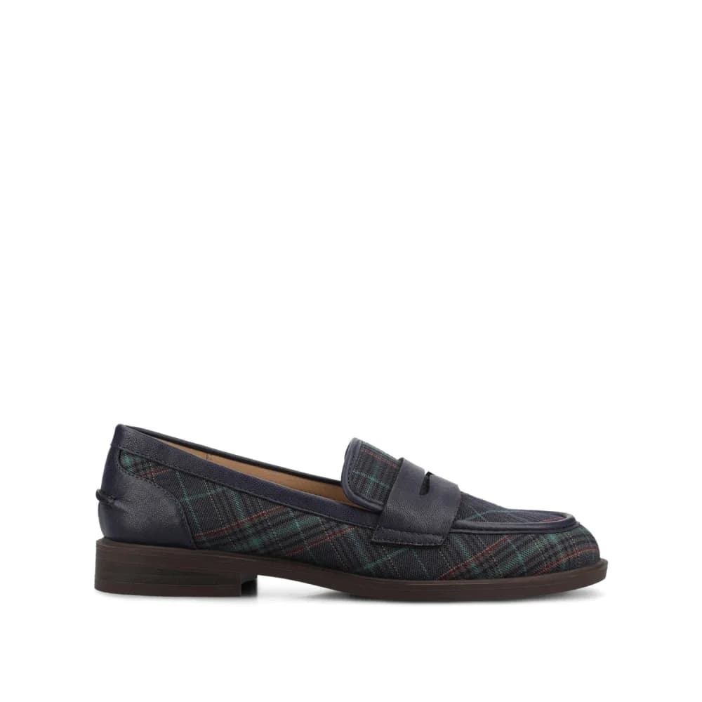 BROOKS NAVY PLAID