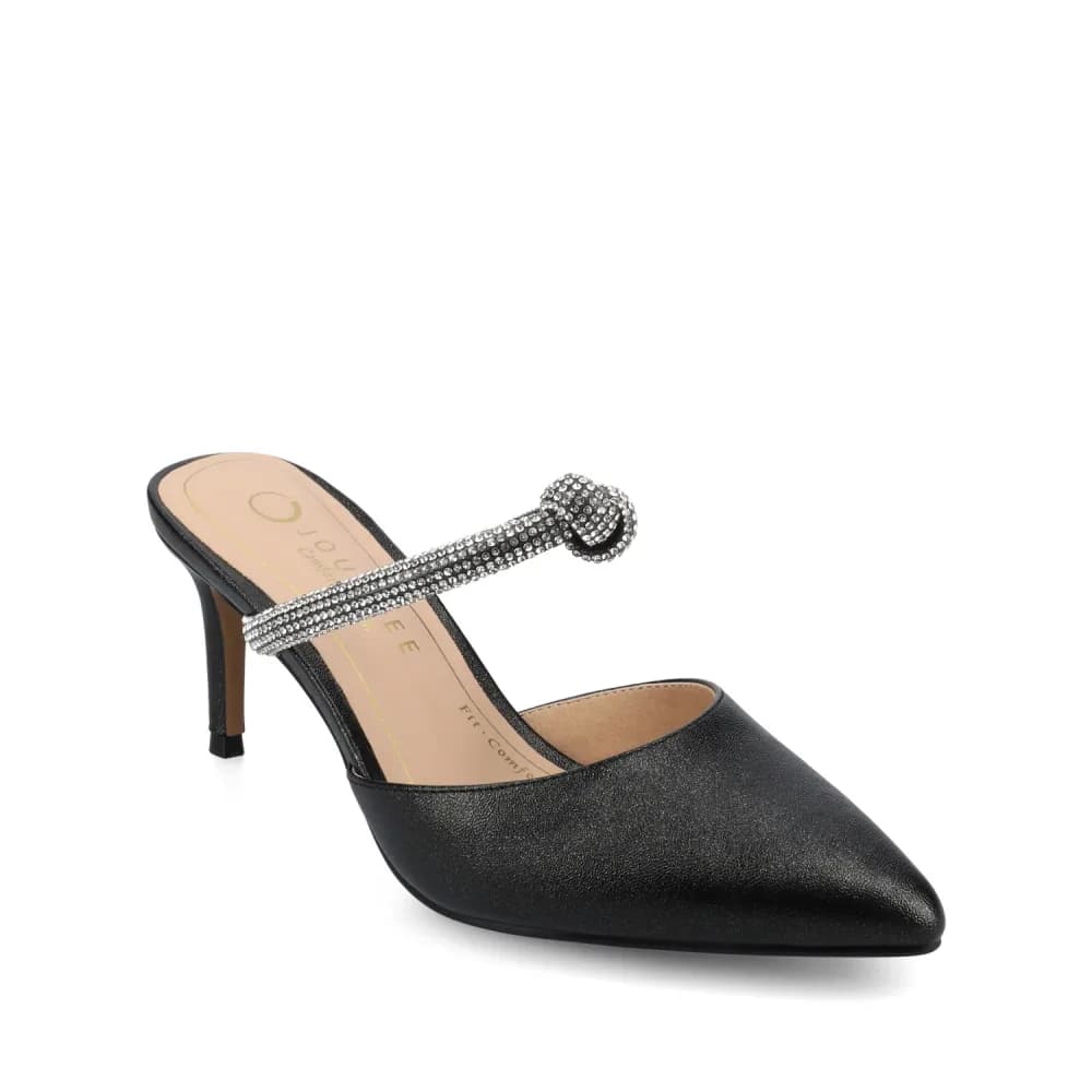 LUNNA STILETTO HEEL MULES IN WIDE
