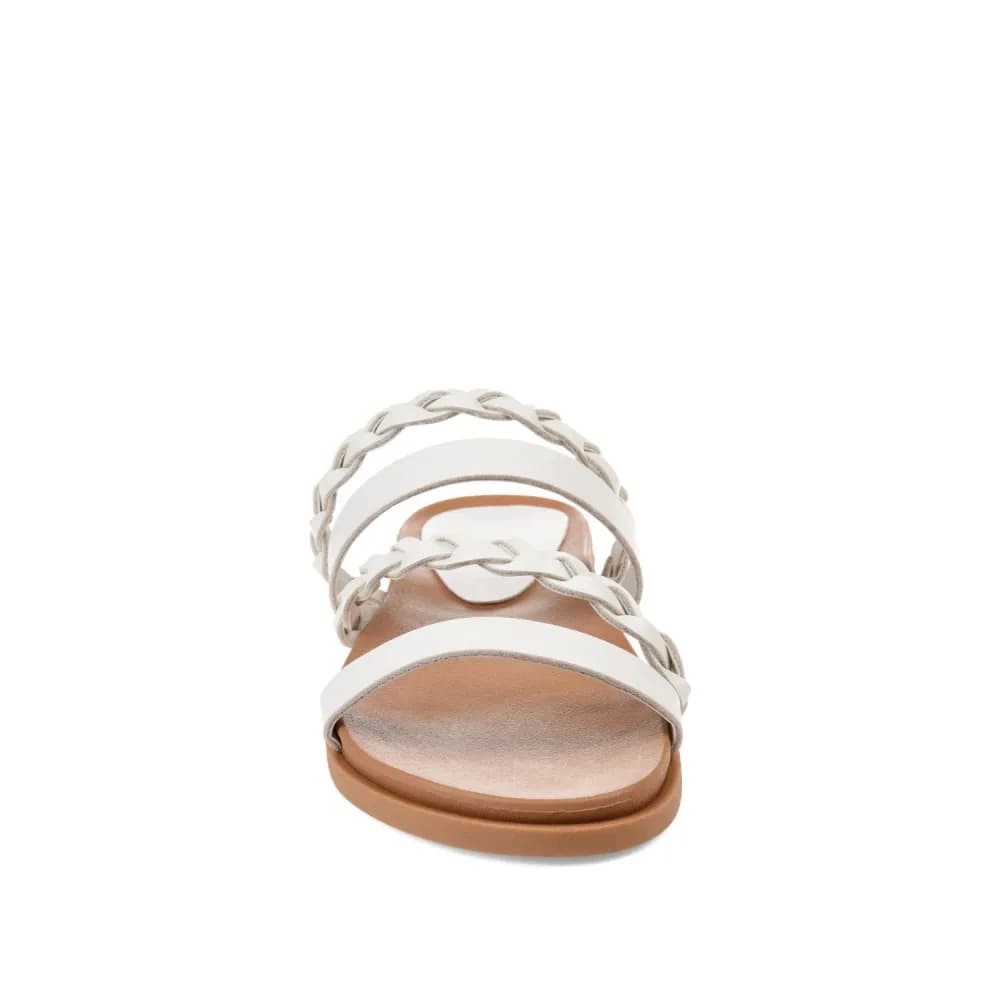 COLETTE SLIDE SANDALS IN VEGAN LEATHER