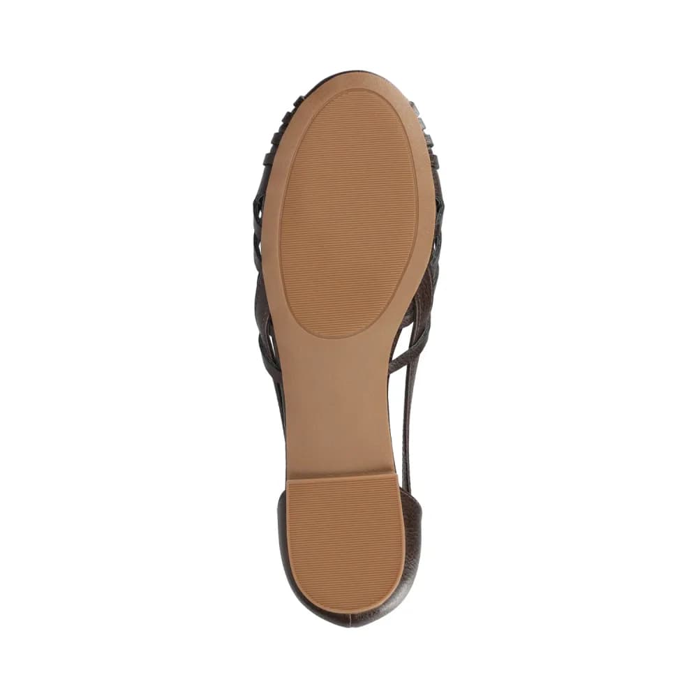 EKKO VEGAN LEATHER FLATS IN WIDE
