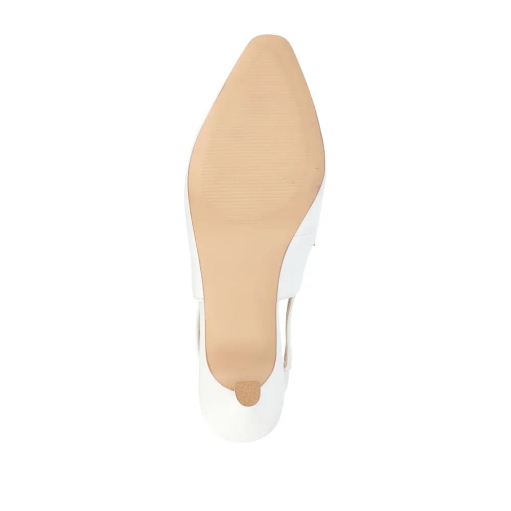 AMORY KITTEN HEEL LOAFERS IN VEGAN LEATHER