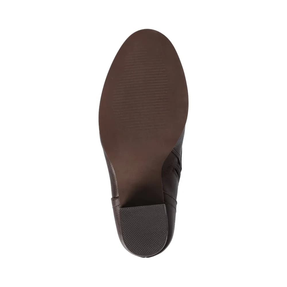 BAYLOR VEGAN LEATHER LACE-UP BOOTIES IN WIDE