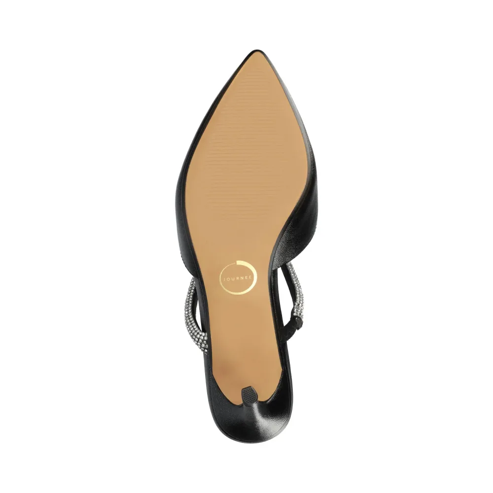LUNNA STILETTO HEEL MULES IN WIDE