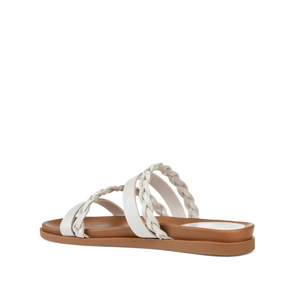 COLETTE SLIDE SANDALS IN VEGAN LEATHER
