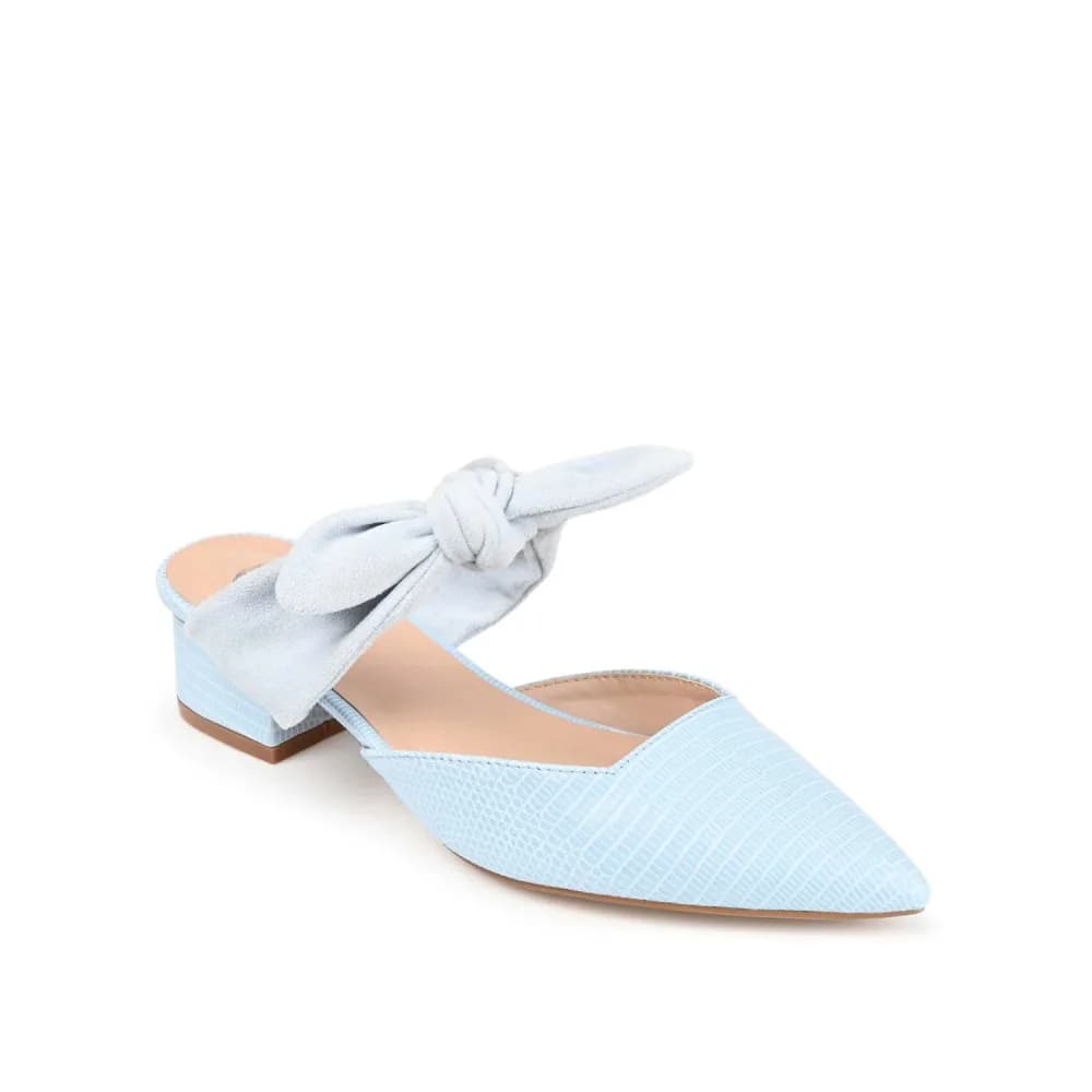 MELORA LOW BLOCK HEELS IN VEGAN LEATHER