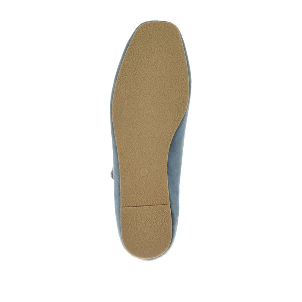CARRIE FAUX SUEDE BALLET FLATS