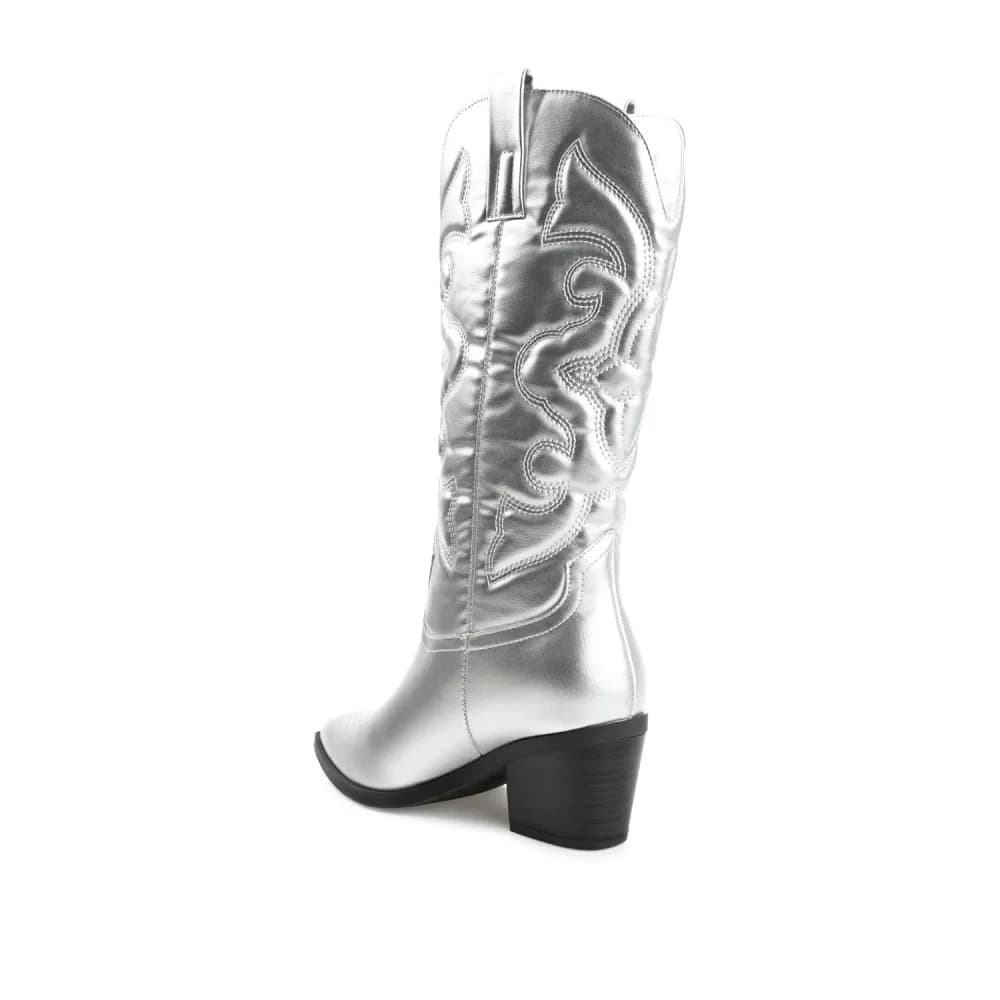 CHANTRY COWGIRL BOOTS IN VEGAN LEATHER