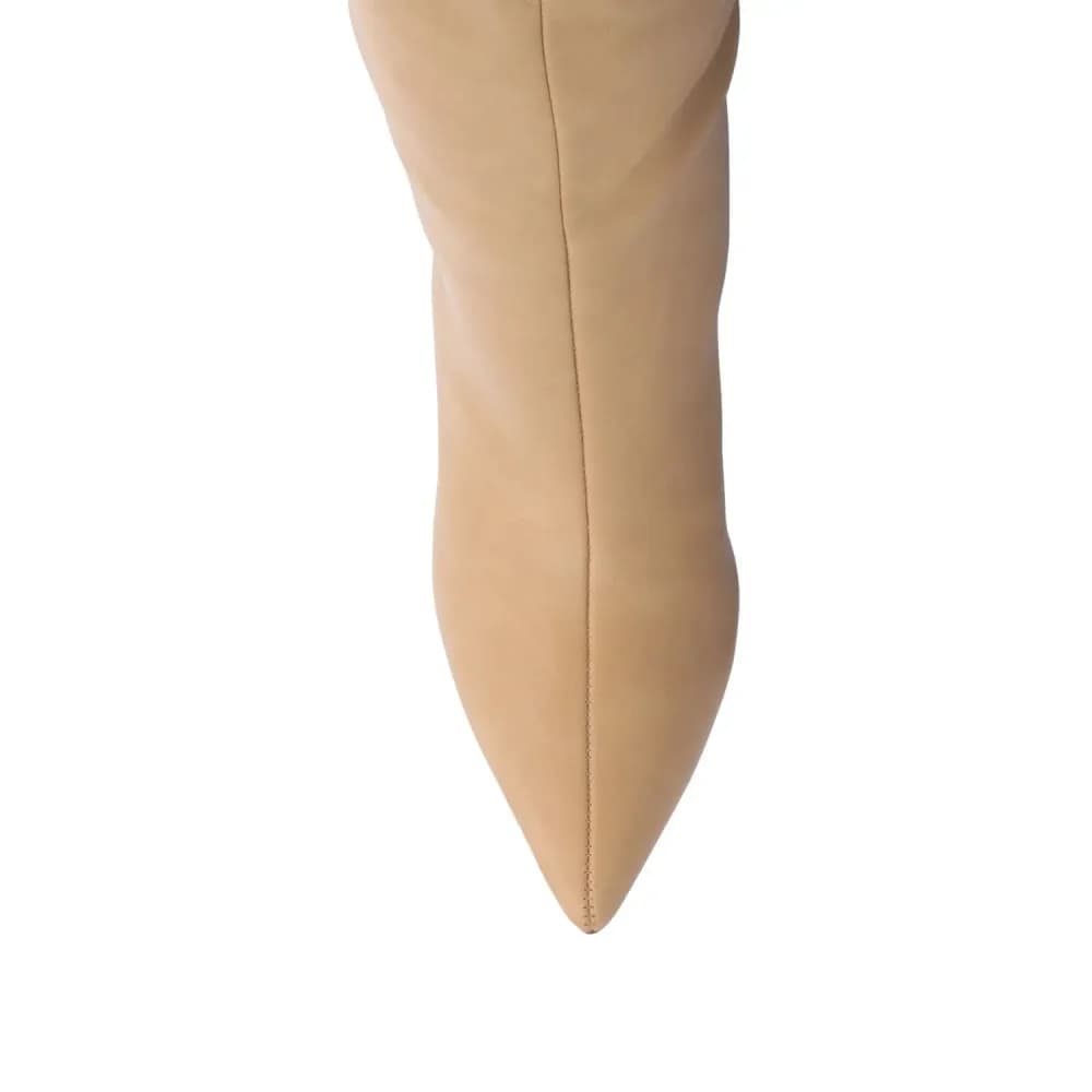 REHELA KNEE HIGH BOOTS IN VEGAN LEATHER