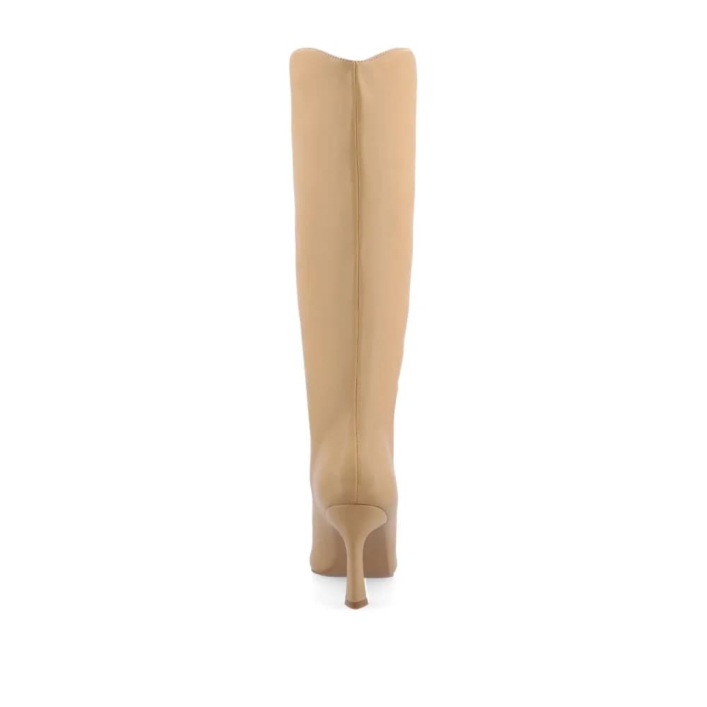 REHELA KNEE HIGH BOOTS IN VEGAN LEATHER