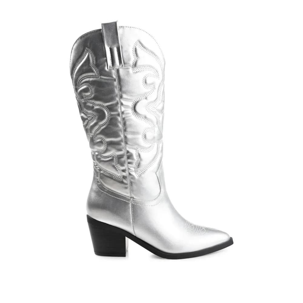 CHANTRY COWGIRL BOOTS IN VEGAN LEATHER