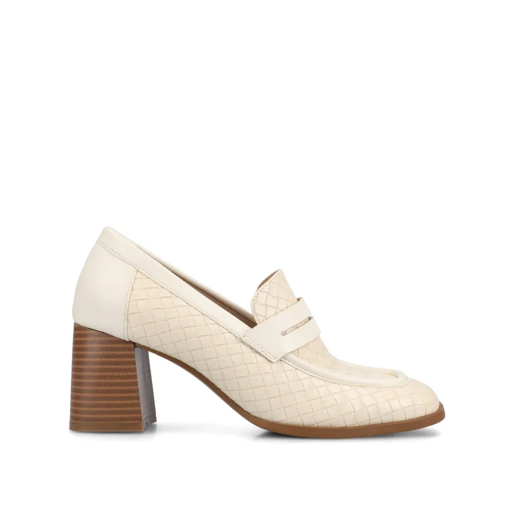 MALLEAH BLOCK HEEL LOAFERS IN WIDE