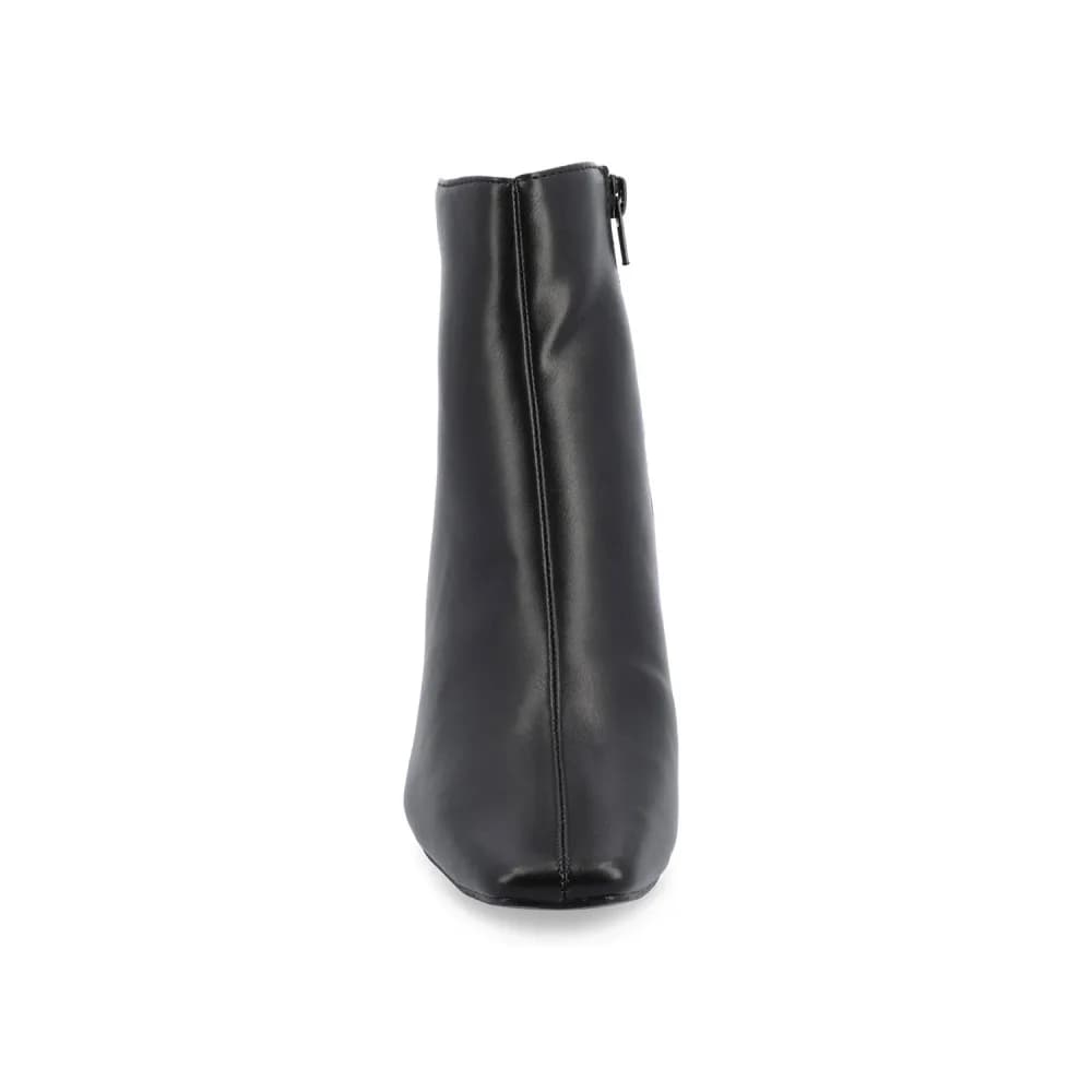 HAYLINN SQUARE TOE BOOTIES IN VEGAN LEATHER