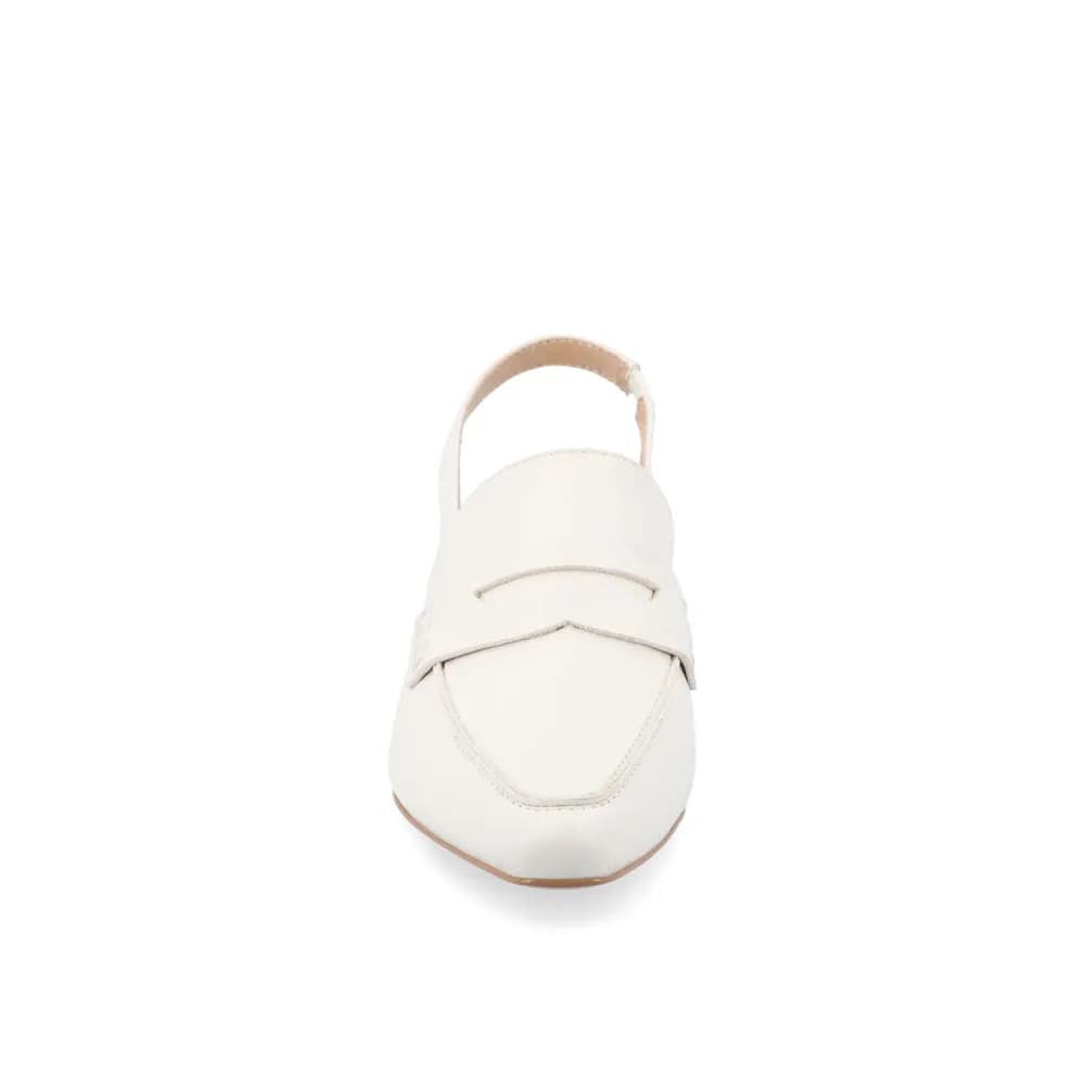 AMORY KITTEN HEEL LOAFERS IN VEGAN LEATHER
