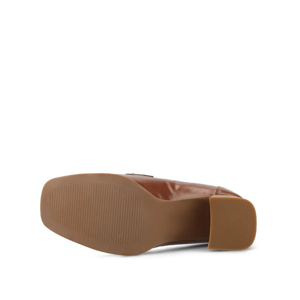 MALLEAH BLOCK HEEL LOAFERS IN WIDE