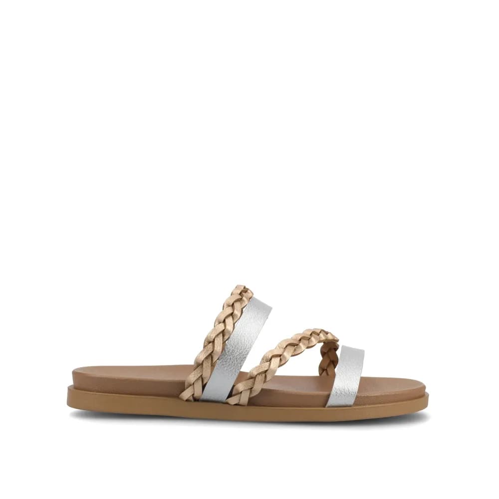 COLETTE SLIDE SANDALS IN WIDE