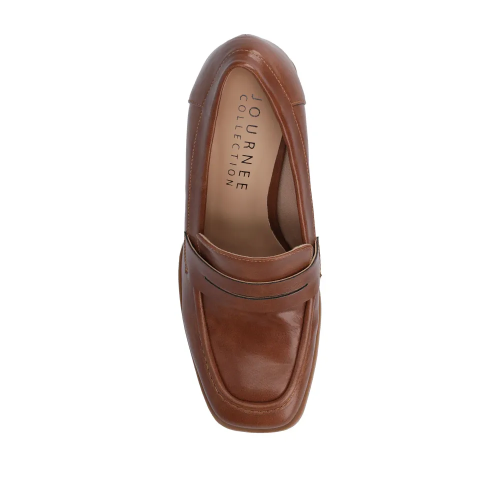 MALLEAH BLOCK HEEL LOAFERS IN WIDE