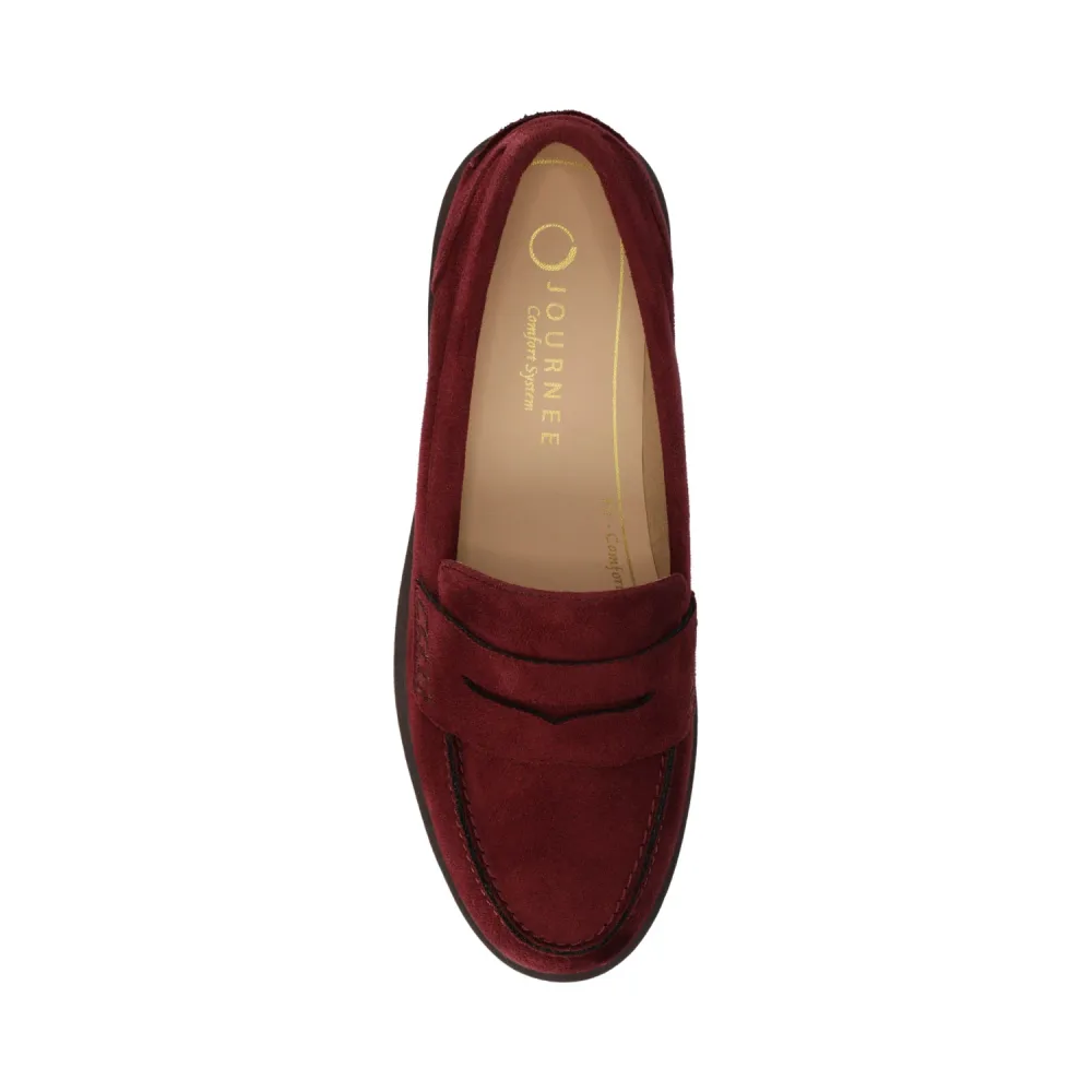 BROOKS IN OXBLOOD SUEDE