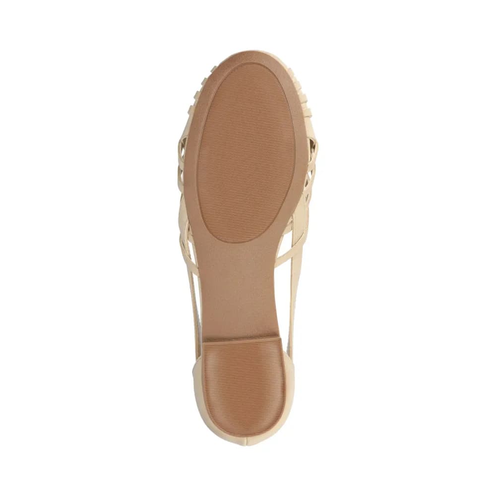 EKKO WOVEN FLATS IN VEGAN LEATHER