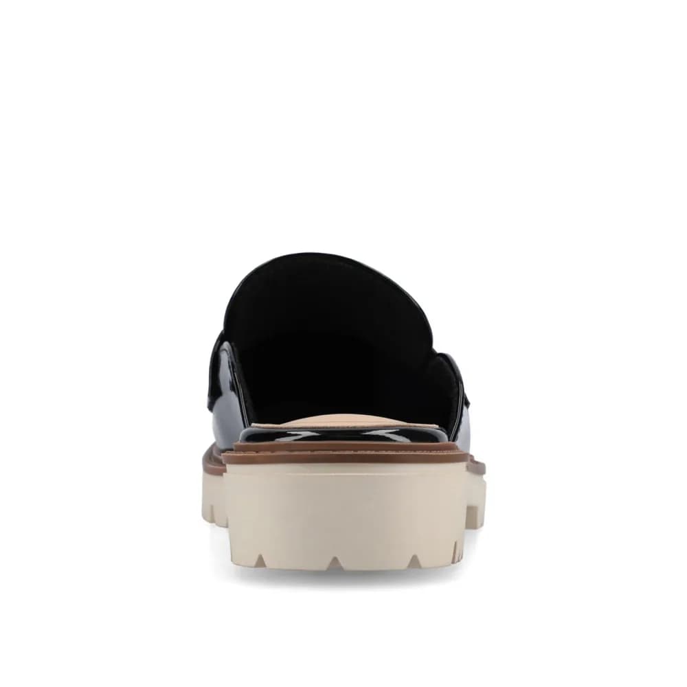 MIYCAH MULED LOAFER FLATS IN FAUX SUEDE