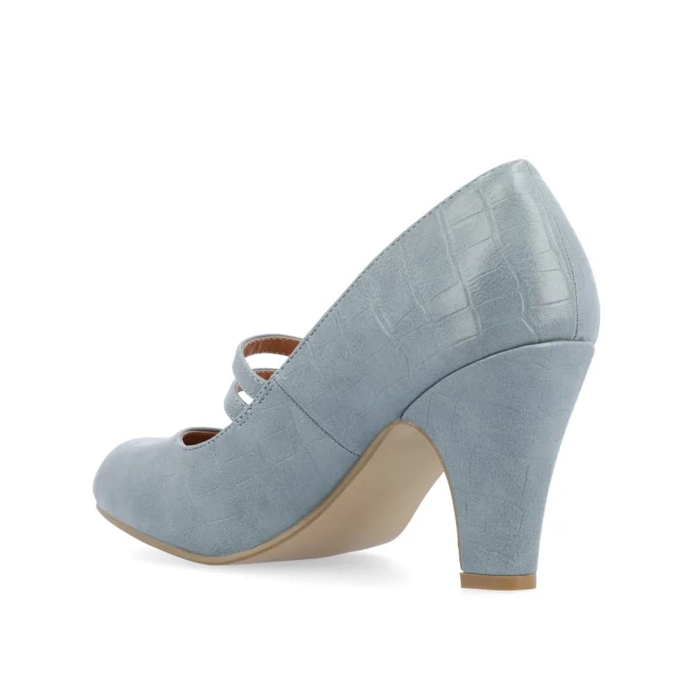 WINDY CROCO MARY JANE PUMP HEELS IN NARROW