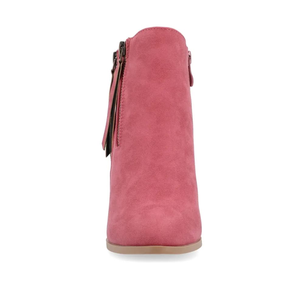 VALLY ZIP-UP WESTERN BOOTIES IN VEGAN LEATHER