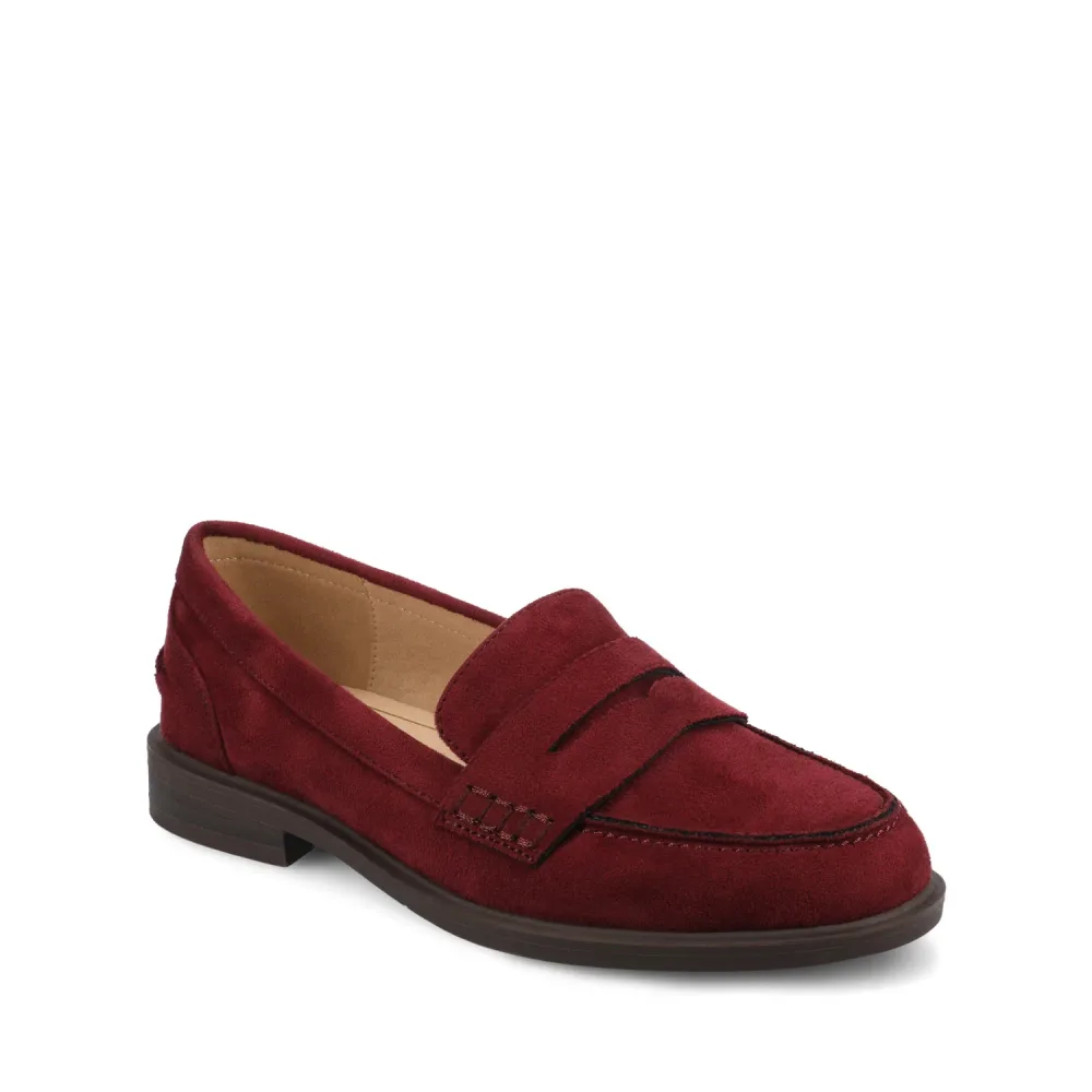 BROOKS IN OXBLOOD SUEDE