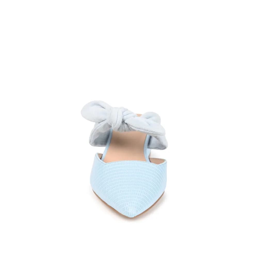 MELORA LOW BLOCK HEELS IN VEGAN LEATHER