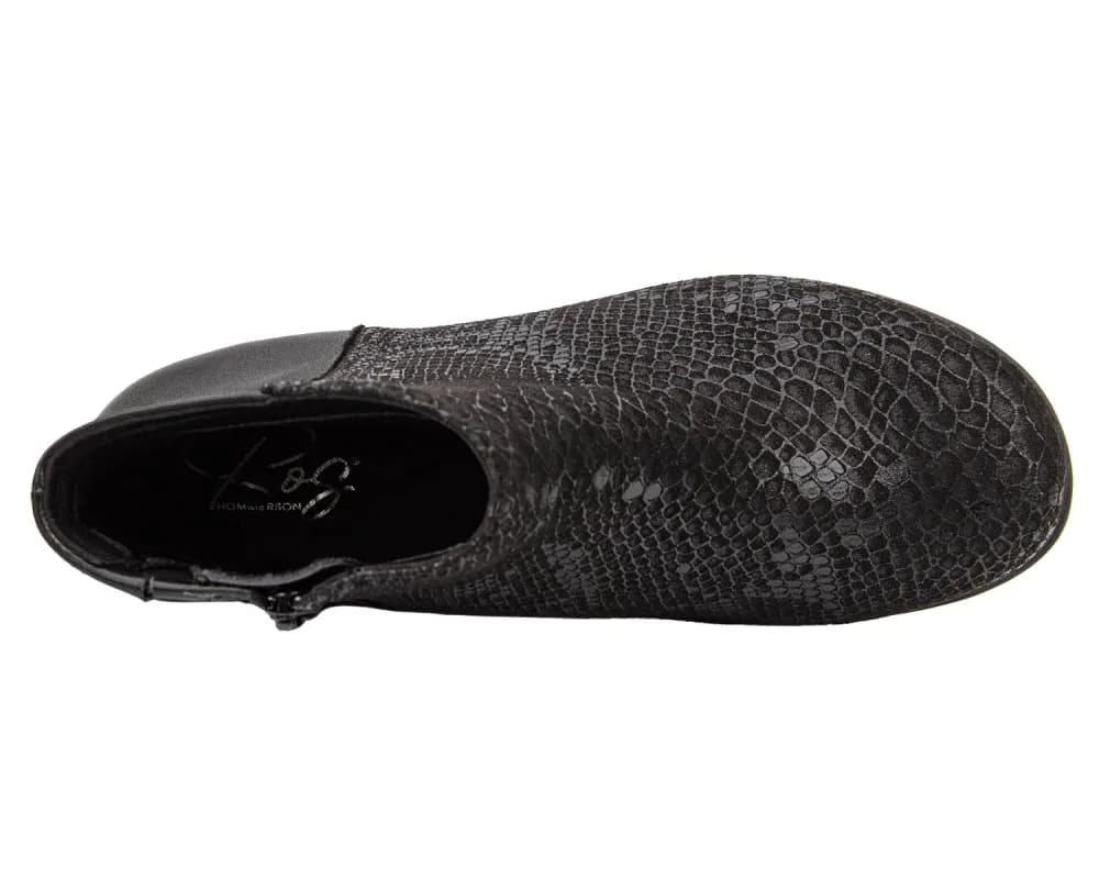 Ezra-black snake print | Ros Hommerson