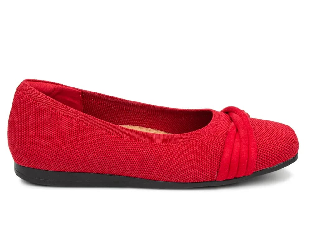 NISSA-Red Knit Fabric | Ros Hommerson