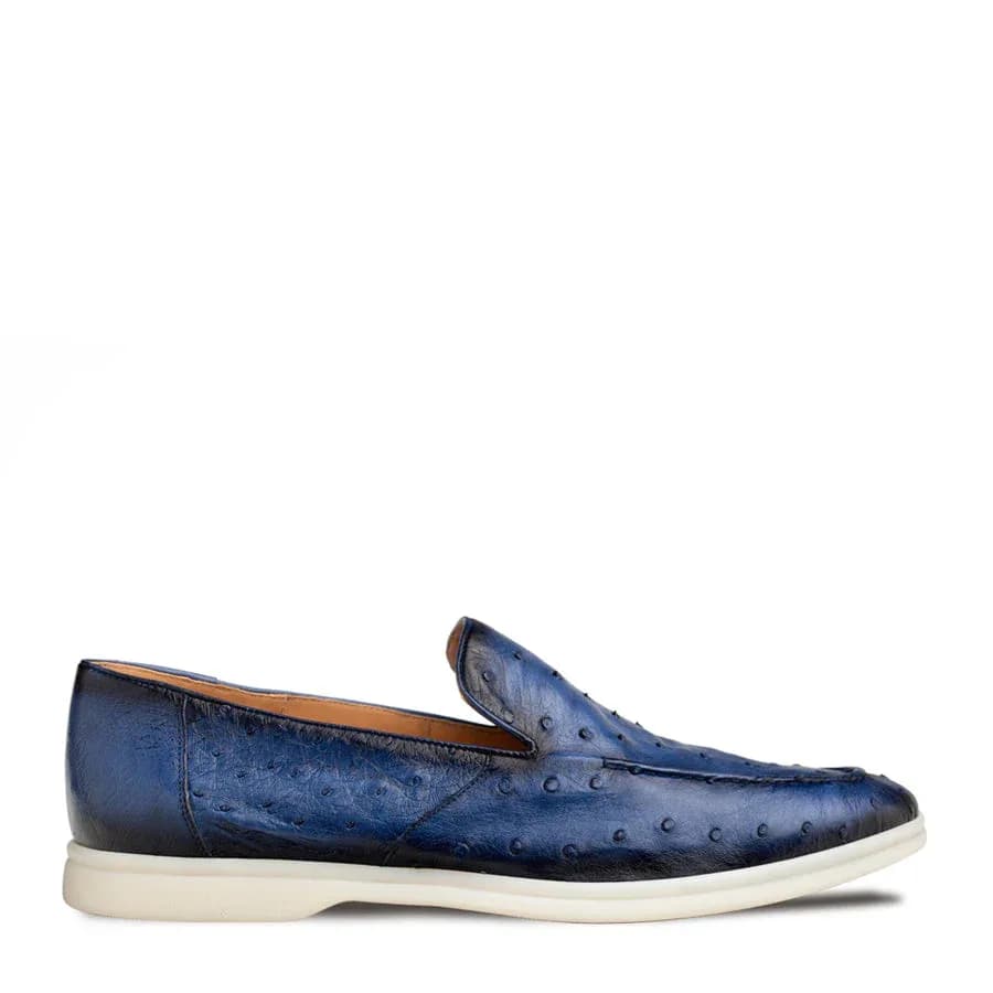 Marmi Ostrich Flex Casual Moc-Jeans | Mezlan