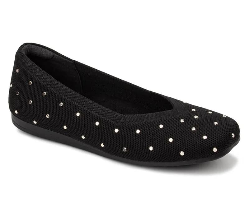 NIKI-Black Knit with Studs | Ros Hommerson