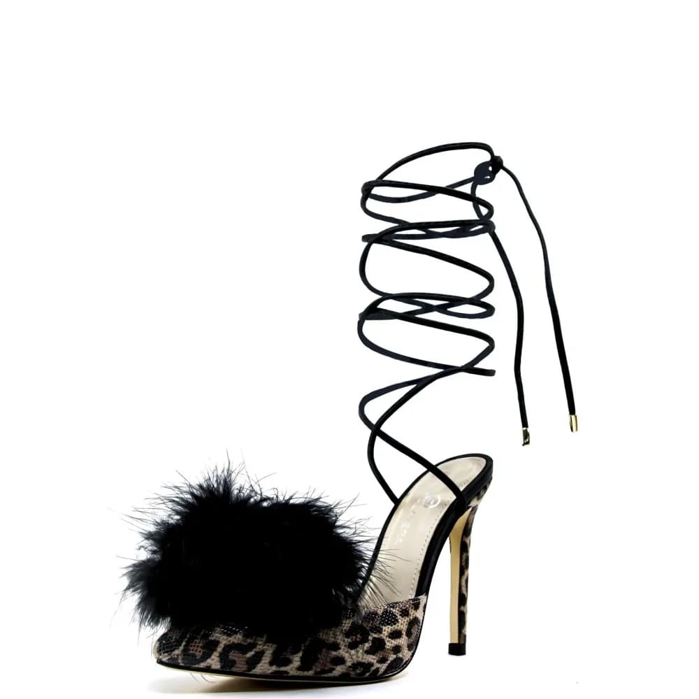 Tessa Strappy Animal Print Pumps