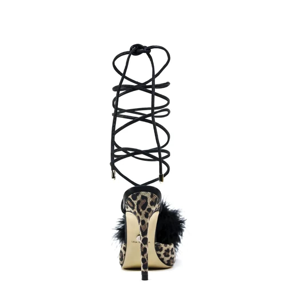 Tessa Strappy Animal Print Pumps