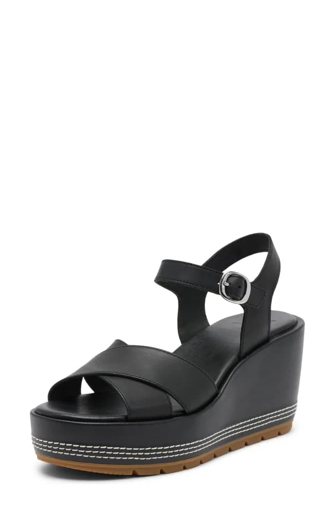 Sunpeak Ankle Strap Platform Wedge Sandal