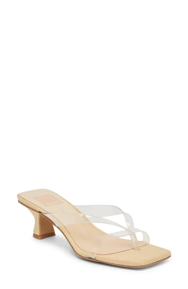 Brevel Vinyl Translucent Strap Sandal