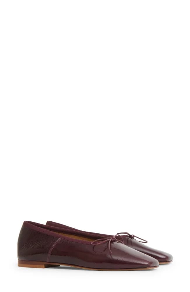 Square Toe Ballerina Flat