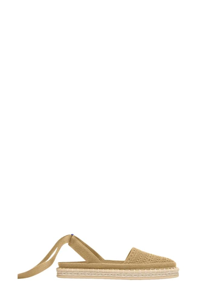 The d'Orsay Ankle Tie Espadrille Flat