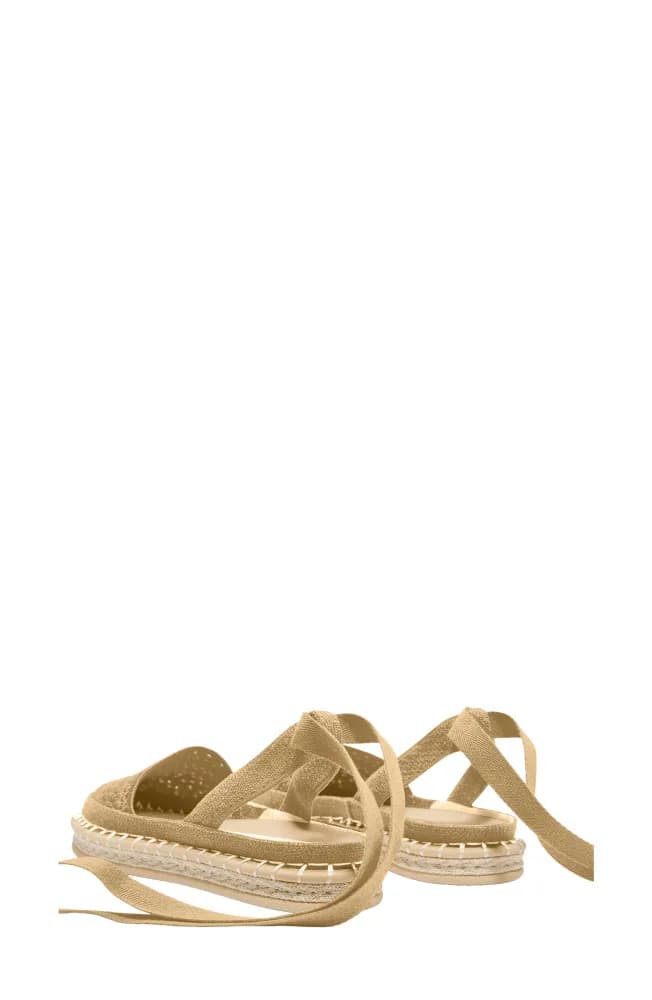 The d'Orsay Ankle Tie Espadrille Flat