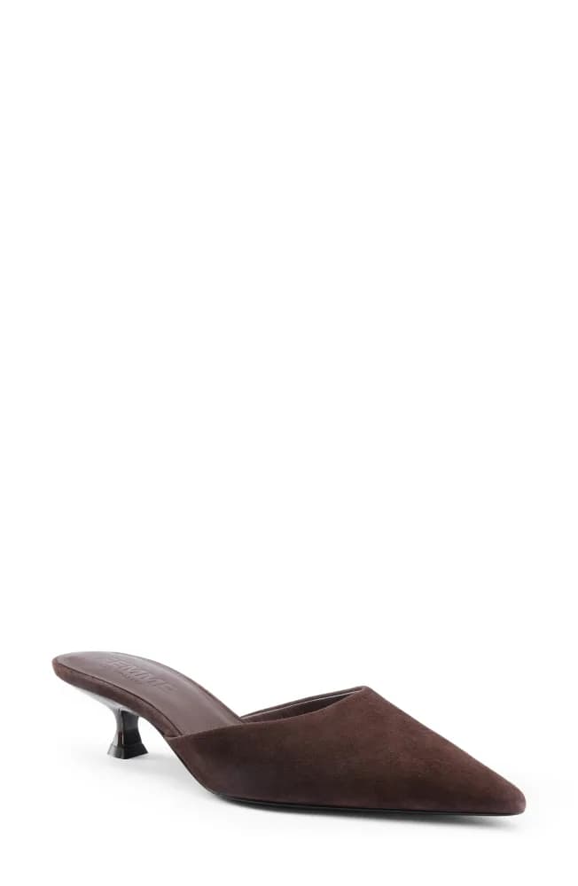 St. Honore Kitten Heel Mule