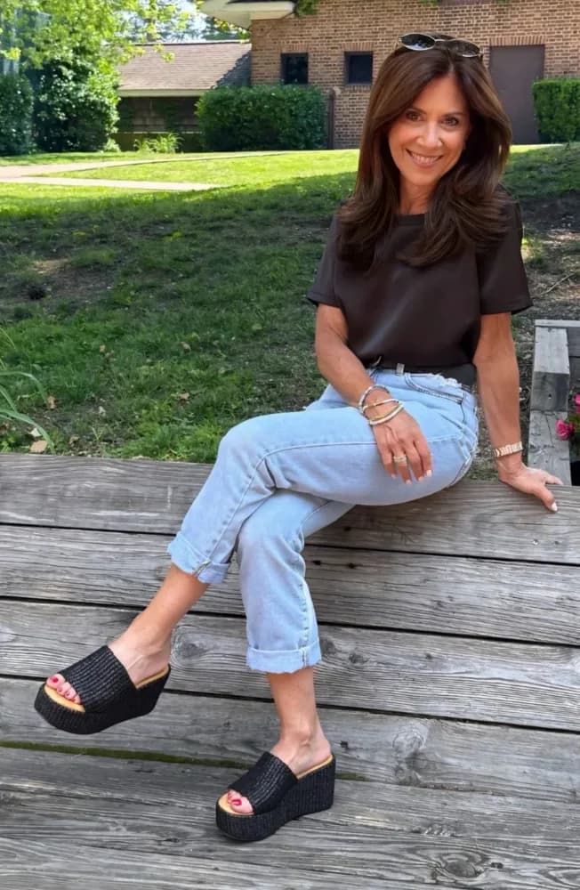 Sienna Platform Slide Sandal