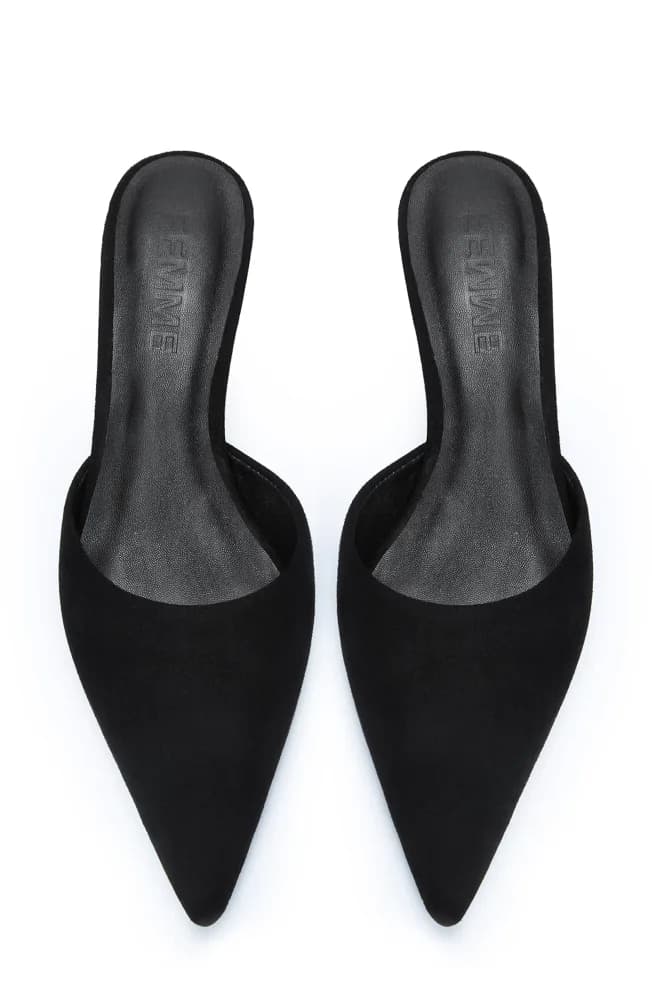 St. Honore Kitten Heel Mule
